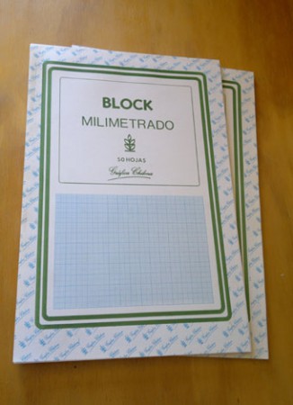 Block milimetrado $1200